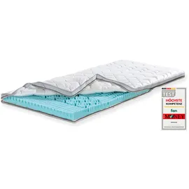 fan XXL Soft Plus Topper 90 x 200 cm weiß