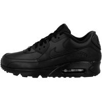 Nike Air Max 90 Leather Triple Black Sneaker schwarz 302519-001, Schuhgröße:40 EU