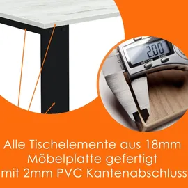 AKKE LOFT 110 x 75 x 65 cm schwarz