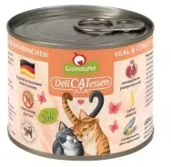 GranataPet Delicatessen Dose Kalb & Kaninchen - 200 g