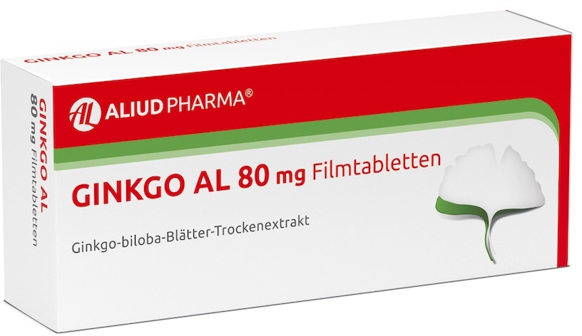 ALIUD Pharma GINKGO AL 80 mg Filmtabletten Gedächtnis & Konzentration