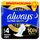 Always Ultra Secure Night mit Flügeln 72 Binden (6 x 12 Stück,