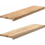 vidaXL Fensterbänke 2 Stk. 100 x 30 x 2 cm