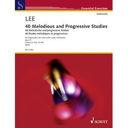 40 Melodische Und Progressive Etüden.Bd.2 - 40 Melodische und progressive Etüden, Kartoniert (TB)
