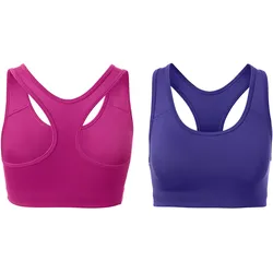 Tchibo - 2 Sport-Bustiers - Damen - Gr. L - pink