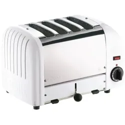 Dualit Toaster 40355 weiß, 4 Schlitze