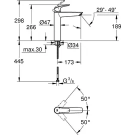 Grohe Eurosmart Einhandmischer Chrom