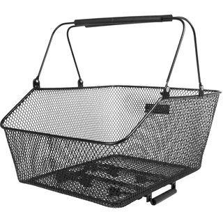 M-Wave Fahrradkorb, besonders Stabiler und hochwertiger Drahtkorb, ca. 45,5x29,5x21/13 cm (BxLxH)