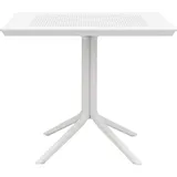 CLP Lenval Gartentisch 80 x 80 x 74 cm Weiß