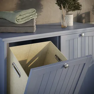 Vicco Bianco Badezimmerschrank 83 x 80 x 37 cm Grau