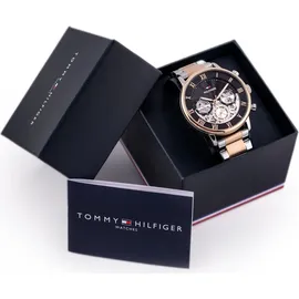 Tommy Hilfiger Legend 1710570 Herrenuhr - Silber/Schwarz