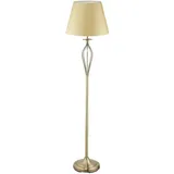Relaxdays Schirmlampe 158x39 cm Gold