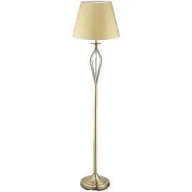 Relaxdays Schirmlampe 158x39 cm Gold