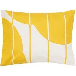 Marimekko - Vesi Unikko Kopfkissenbezug, 50 x 60 cm, spring yellow / ecru