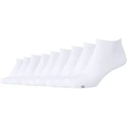 Sneakersocken Damen 9er Pack WEISS 35/38