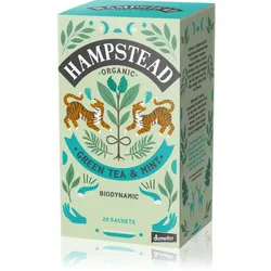 Hampstead Tea London Green Tea & Mint portionierter Tee 20 St.