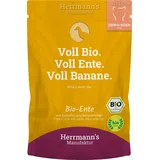Herrmann's Manufaktur Bio Ente mit Kartoffeln und Bananenchips,