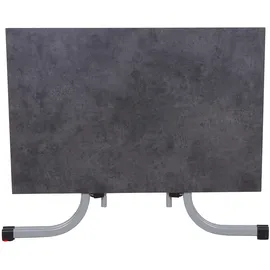 Siena Garden Sola Klapptisch 120 x 80 x 71 cm silber/dark stone