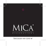 Mica decorations Windlicht Helios Polyester Dunkelbraun