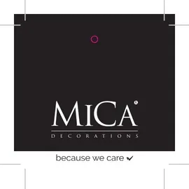 Mica decorations Windlicht Helios Polyester Dunkelbraun