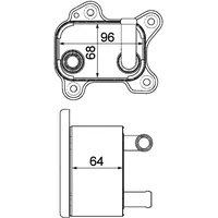 mahle CLC 183 000P Ölkühler, Automatikgetriebe