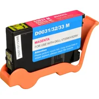 Ampertec Kompatible Tinte ersetzt Dell 592-11814 J56GD magenta