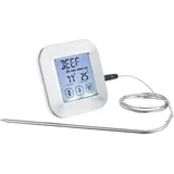 Lifcausal Digitales Fleischthermometer Mit Touchscreen, Intelligenter Sonde, Hintergrundbeleuchtetem Lcd-display, Countdown-timer Und Magnetischem Alarm