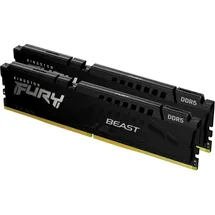 Kingston FURY Beast DDR5 6400MT/s 64GB Kit (2x32GB) CL32 Schwarz KF564C32BBEK2-64