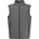Graue Herren-Weste mit Fleece-Innenfutter S
