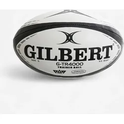 Rugby Ball Größe 5 - Gilbert GTR 4000 weiss/schwarz 5