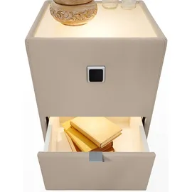 Jockenhöfer Gruppe Nachtkonsole »Lancy« mit LED-Beleuchtung beige