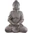 WorldConnection XXXL Großer Buddha 70 cm Garten Deko Figur Skulptur Feng Shui Steinfigur-Optik