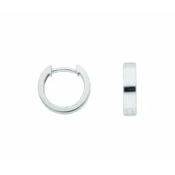 Paar Creolen ADELIA ́S "Damen Weißgoldschmuck", silber, Ohrringe, Damen, Damen, Weißgold 333, 333 Gold Weißgoldschmuck für Damen