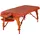 MASTER MASSAGE EQUIPMENT Master Massage Santana Mobile Massageliege Reiki Kosmetikliege Therapiebett Massagebank Behandlungsliege Klappbar Holz, Zimt, 79 cm