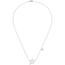 Smart Jewel Collier mit Sternen und Zirkonia Silber 925