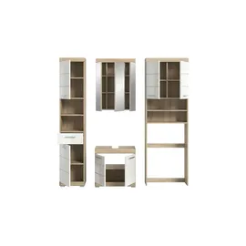 xonox.home Badmöbel-Set Lambada 4-tlg. Weiß