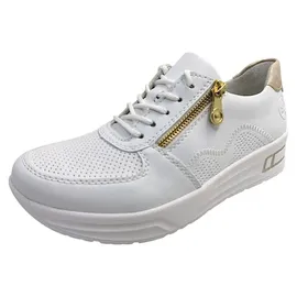 Rieker N8100 Damen Weite Weit/Beige/Weiß 38