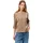 Zero Bluse mit Knittereffekt Beige 36