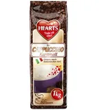 HEARTS Cappuccino Karamell 1kg Instant Kaffeepulver mit angenehmer Karamellnote