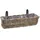 Spetebo Rattan Balkonkasten 60 x 15 cm Natur