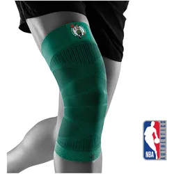 BAUERFEIND SPORTS NBA Kompressions-Kniebandage Grün, Boston Celtics S