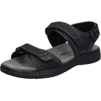 Josef Seibel Herren Klassische Sandalen Marlon 05,Weite G (Normal),Wechselfußbett,Sandaletten,klettsandalen,schwarz,46 EU - 46 EU