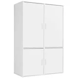 mokebo Der Grenzenlose Kleiderschrank 120x58x187 cm weiß