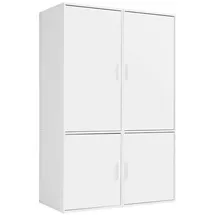 mokebo Der Grenzenlose Kleiderschrank 120x58x187 cm weiß