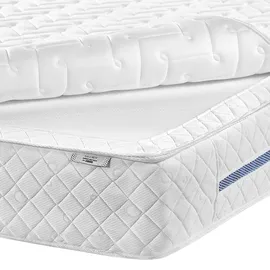 Beliani Beliani, Matratze Weiß Taschenfedern Memory Foam medium (H2) mit abnehmabrem Bezug atmungsaktiv versteppt rechteckig Moderner Look