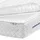 Beliani Beliani, Matratze Weiß Taschenfedern Memory Foam medium (H2) mit abnehmabrem Bezug atmungsaktiv versteppt rechteckig Moderner Look