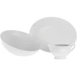 CreaTable Servierset Valencia weiß Porzellan - weiß