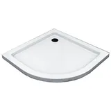 Glaszentrum Hagen - Acryla' 100x100x5 Cm Flache Duschtasse Weiß - 1/4 - Radius 55 + Siphon