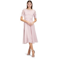 Vera Mont Cocktailkleid mit Spitzenbesatz, Rose, 42