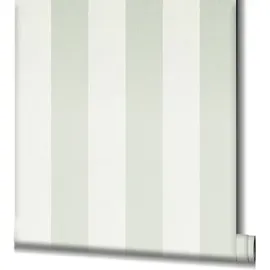 Marburg Hailey Vliestapete 10 m x 0,53 m 300 g Weiß/Grün 82262